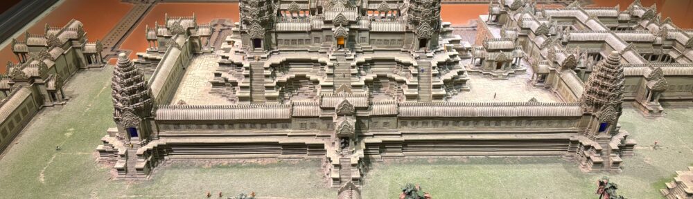 Scale model of Angkor Wat